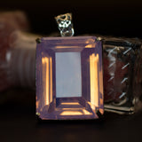 CERTIFIED Natural Opal Pendant 125.23 Ct Silver Emerald Gemstone 925 Sterling