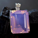 CERTIFIED Natural Opal Pendant 125.23 Ct Silver Emerald Gemstone 925 Sterling