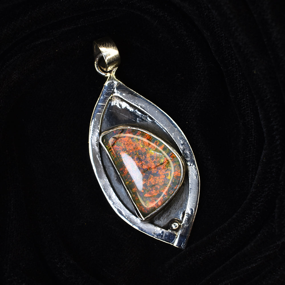 natural opal pendant