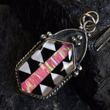 Certified 41 Ct Natural Opal 925 Sterling Silver A+ Quality Gems Fancy Pendant