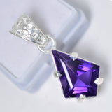natural sapphire pendant