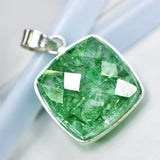 natural emerald pendant