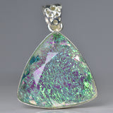 Monarch Opal 63 Ct 925 Sterling Silver Pendant Certified Lab Created Gemstone