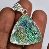 Monarch Opal 63 Ct 925 Sterling Silver Pendant Certified Lab Created Gemstone