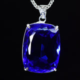 sterling silver topaz pendant