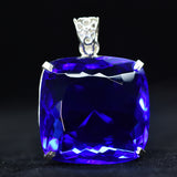 sterling silver topaz pendant