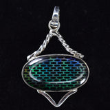 A+ Quality Natural Opal CERTIFEID 31 Ct 925 Sterling Silver Oval Gems Pendant