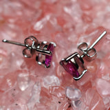 Top Quality 11.10 Ct Natural Pink Ruby CERTIFIED Heart Earring Best Gift For Mom