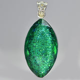 Lab Grown Bi-Color Marquise Cut Opal 81.50 Ct Certified Pendant Monarch Gemstone