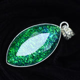 Lab Grown Bi-Color Marquise Cut Opal 81.50 Ct Certified Pendant Monarch Gemstone