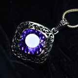 925 Sterling Silver 34 Ct Pendant Color Change Sapphire Natural CERTIFIED Gems