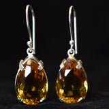 Natural 65.55 Ct CERTIFIEED 7 Color Change Alexandrite PEAR Earring Pair Gems