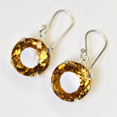 A+ CERTIFIED Natural 72.65 Ct 7 Color Alex Round Cut Gemstone Earring Pair