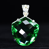 sterling silver topaz pendant