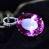 sterling silver tourmaline pendant