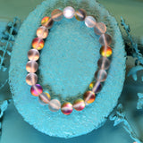 Certified 84.2 Ct Natural 22 stones With an angel's aura-Energy Healing Bracelet