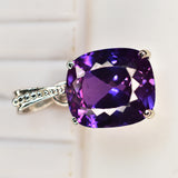 sterling silver sapphire pendant