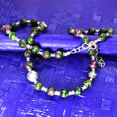 Natural Zoisite Ruby 208.2 Ct Verified 925 Stirling Silver Jewlery Neckless Gems