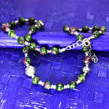 Natural Zoisite Ruby 208.2 Ct Verified 925 Stirling Silver Jewlery Neckless Gems
