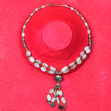 41 Gems Genuine 925 Sterling Silver Natural Moonstone Necklace 284 Ct Lab-Tested