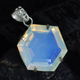 Multicolor 79.7 Ct CERTIFIED Opal Fancy 925 Sterling Silver Pendant Gift For Him