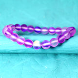 Natural Aura Quartz 83.90 Ct Round Party Wear Bracelet 23 Pics Verified Gemstone