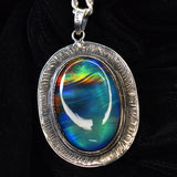 65Ct Natural Opal Oval 925 Sterling Silver Oval Gems CERTIFIED Pendant Free Gift