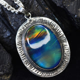 65Ct Natural Opal Oval 925 Sterling Silver Oval Gems CERTIFIED Pendant Free Gift