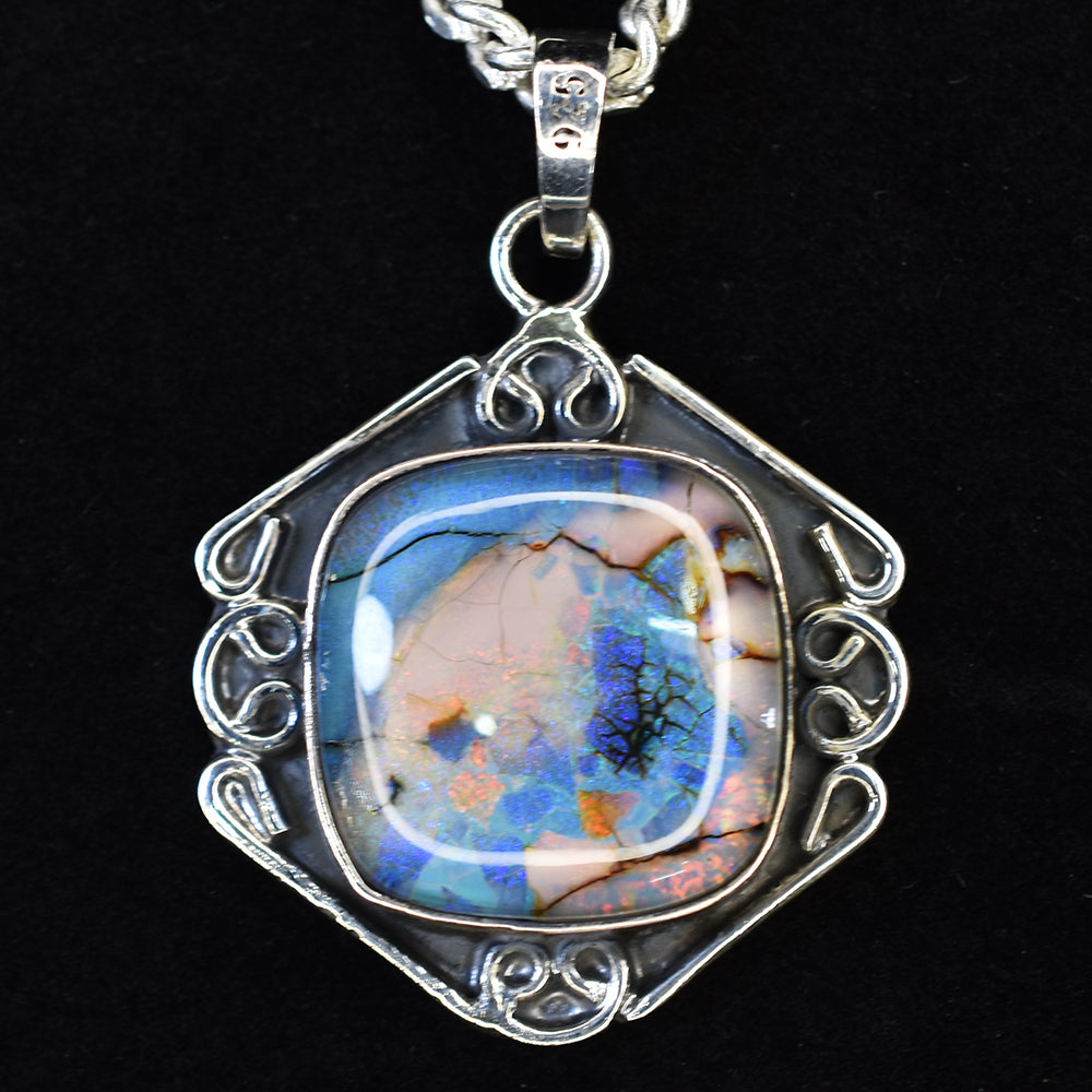 natural opal pendant