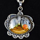 Brazilian Natural Opal CERTIFIED 56.25 Ct Sterling Silver Pendant Gem Oval Cut