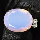 925 Sterling Silver CERTIFIED 147.45 Ct Australian Opal Oval Cut Pendant Gems