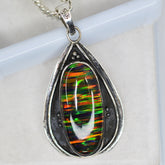 A+ Quality 41.15 Ct Natural CERTIFIED Opal Oval Cut Certified Gems Pendant