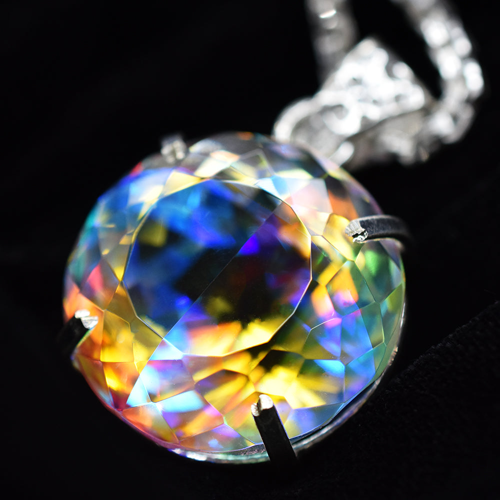 natural topaz pendant
