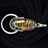 AA++ CERTIFIED 31 Ct Natural Opal Oval Cut 925 Sterling Silver Gems Pendant