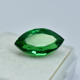 Natural Authentic Marquise Cut CERTIFIED Loose Gemstone 10.80 Ct Green Garnet.