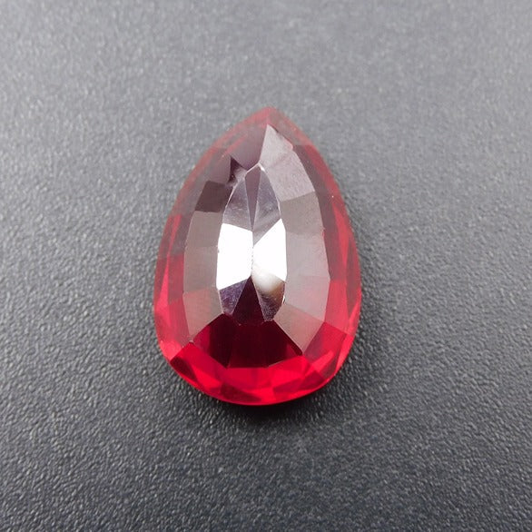 BIG SALE !! Extremely Rare Natural Ruby 9.63 Ct CERTIFIED Loose Gemstone Red Pear Shape Free Delivery Free Gift
