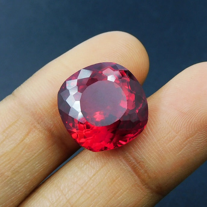 11.56 Ct Stunning Red Ruby Loose Gemstone Natural CERTIFIED Red Square Cushion Cut Ring Size Gemstone-Unique Engagement Ring, Engagement Ring, Wedding Ring