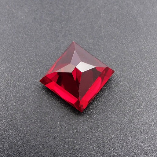 13.56 Ct Natural Pigeon Bloody Ruby Red Square Cut Loose Gemstone Certified Ruby Square Cut Red Ruby From Mozambique