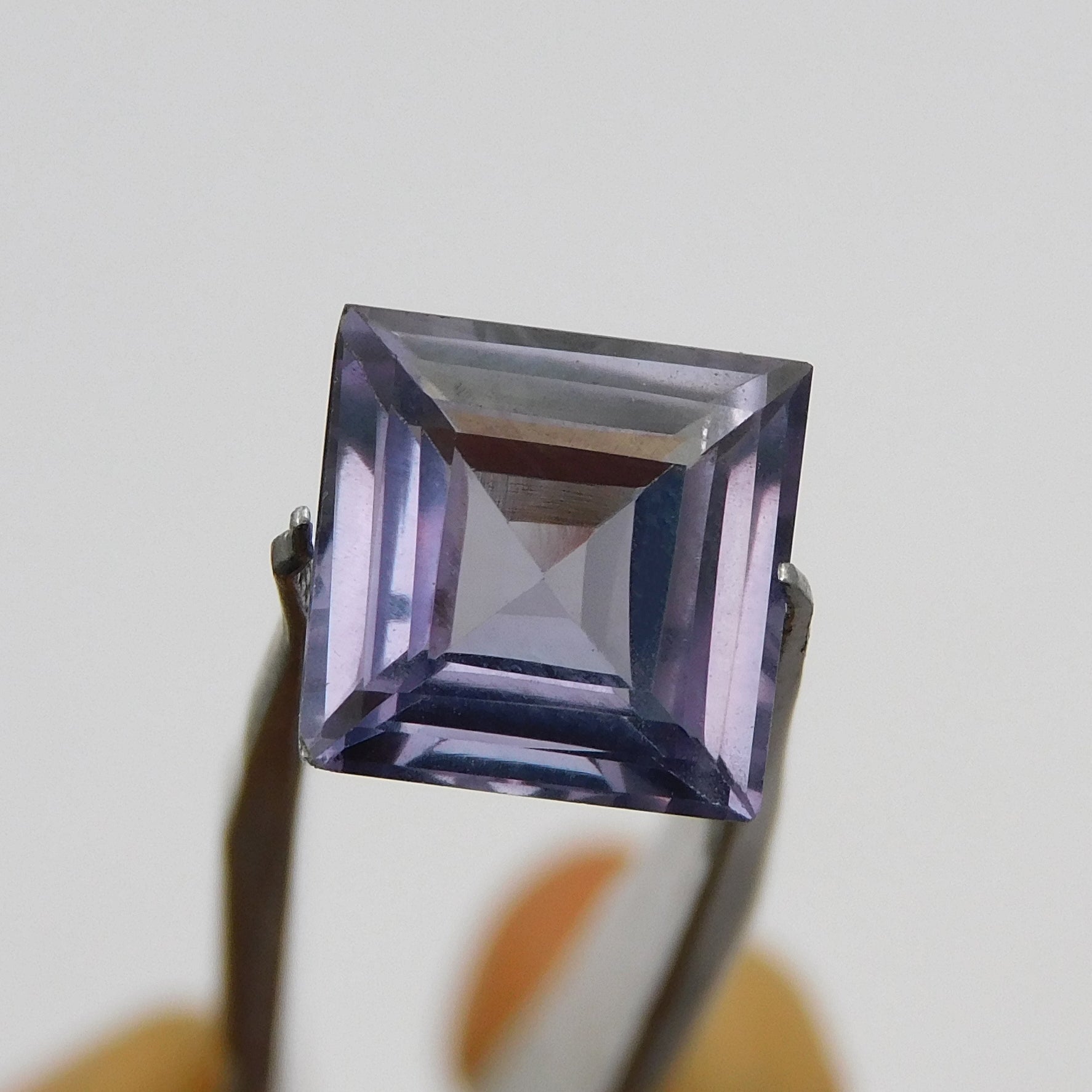 Beautiful Alexandrite Stone !! Square Cut CERTIFIED Natural 5.20 Ct Color Change Alexandrite Loose Gemstone | Gift For Her/ Him