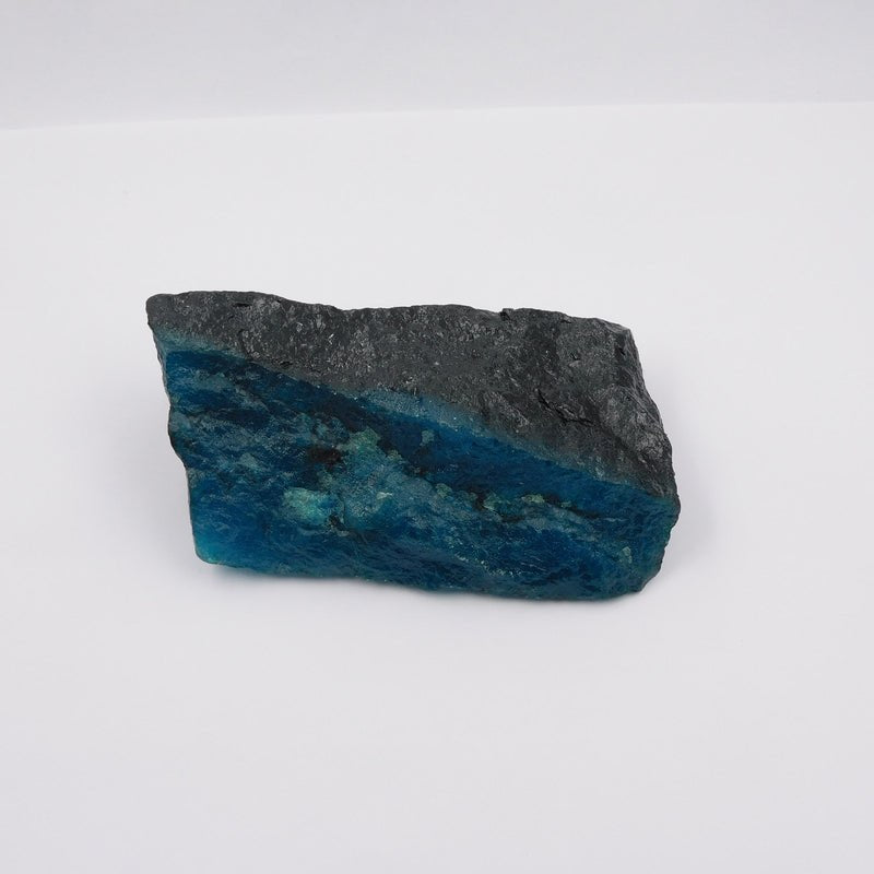 Rough Blue Aquamarine Gemstone natural uncut crystal