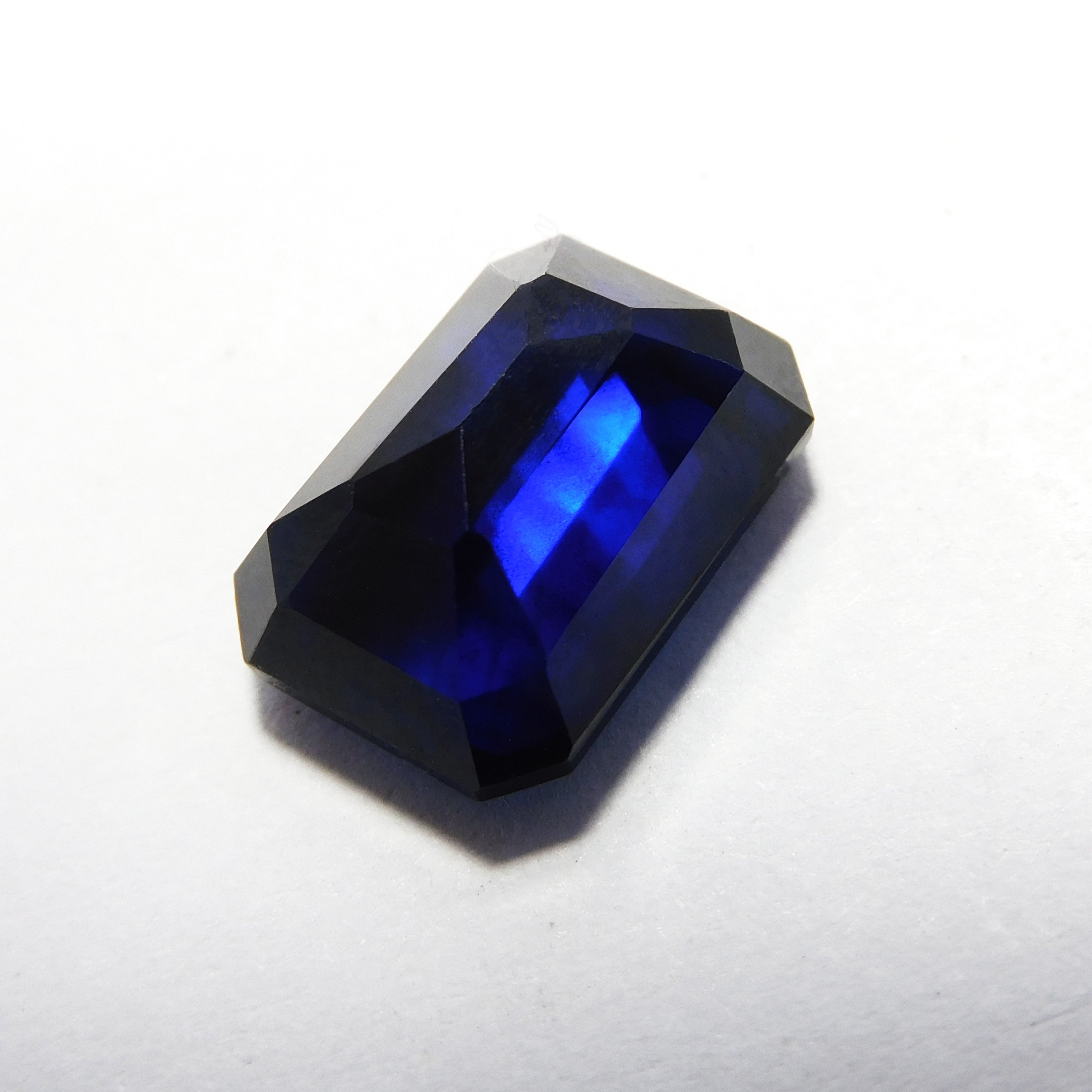 Mini Cut Gemstone For Ring/ Earring ! Tanzanite Necklace ! Emerald Cut 10.12 Carat Blue Tanzanite Natural Blue Color Certified Loose Gemstone Free Delivery - Free Gift