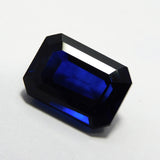 Mini Cut Gemstone For Ring/ Earring ! Tanzanite Necklace ! Emerald Cut 10.12 Carat Blue Tanzanite Natural Blue Color Certified Loose Gemstone Free Delivery - Free Gift