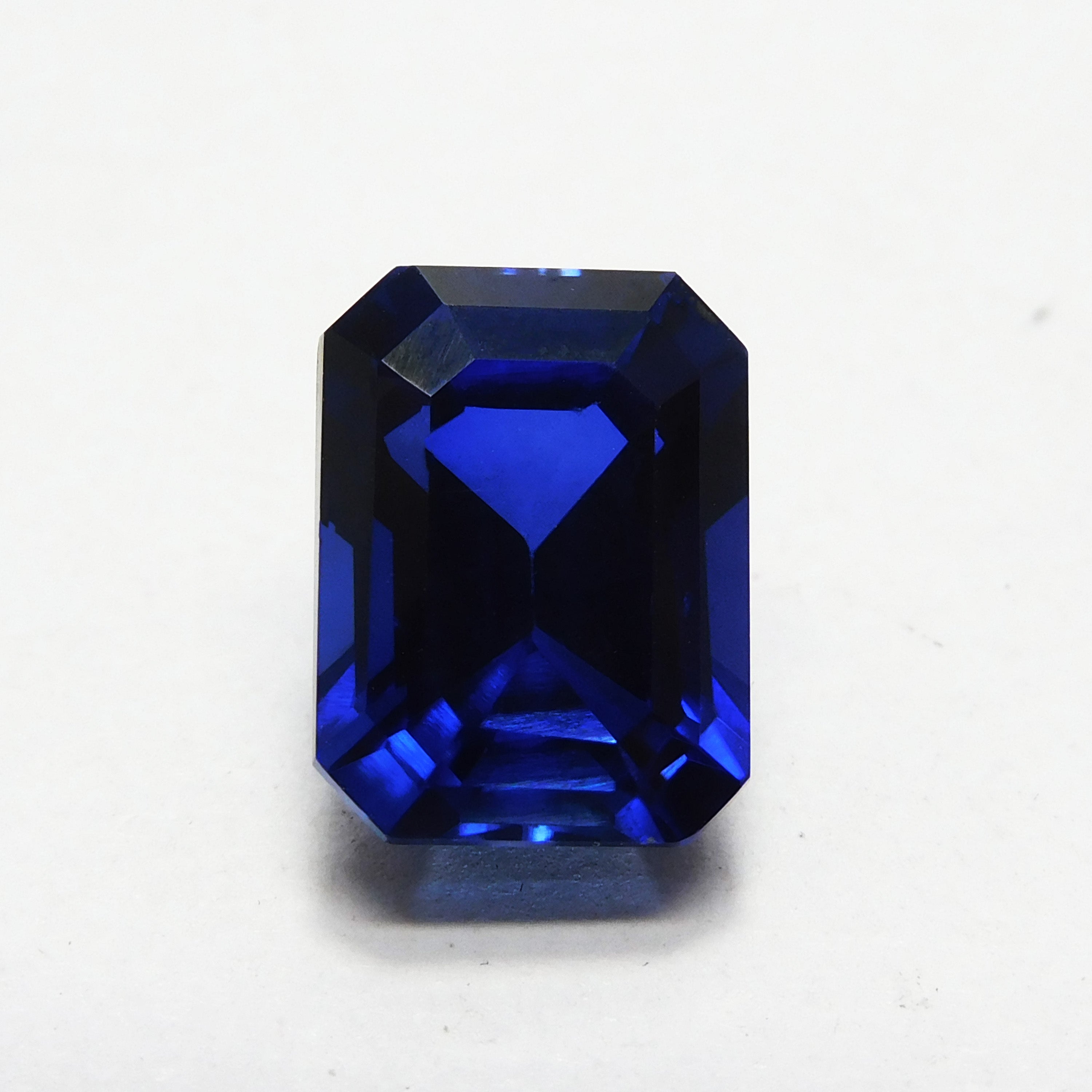 Natural Blue Tanzanite 10.00 Carat Certified Loose Gemstone Emerald Cut | Free Delivery Free Gift | Best Offer