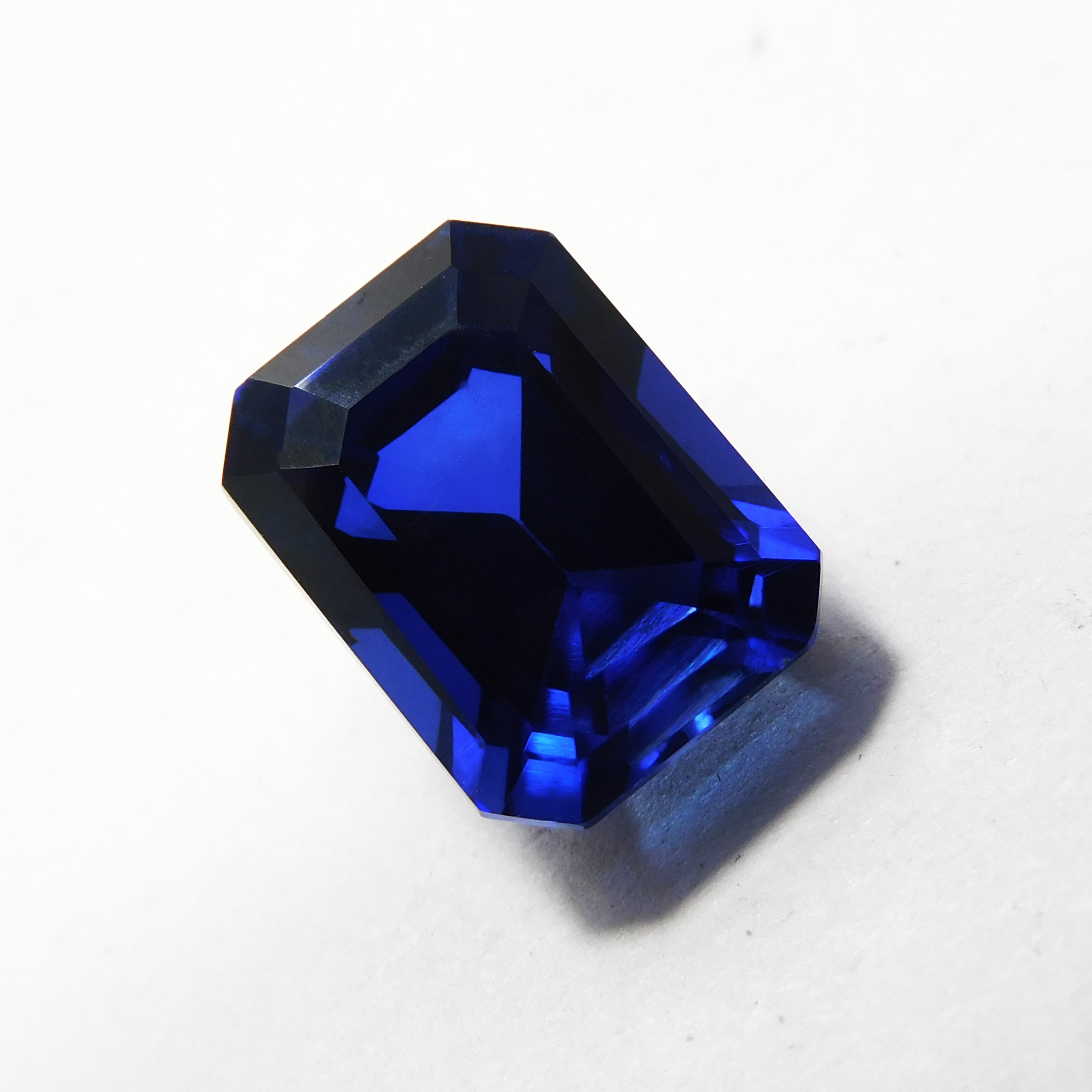 Natural Blue Tanzanite 10.00 Carat Certified Loose Gemstone Emerald Cut | Free Delivery Free Gift | Best Offer