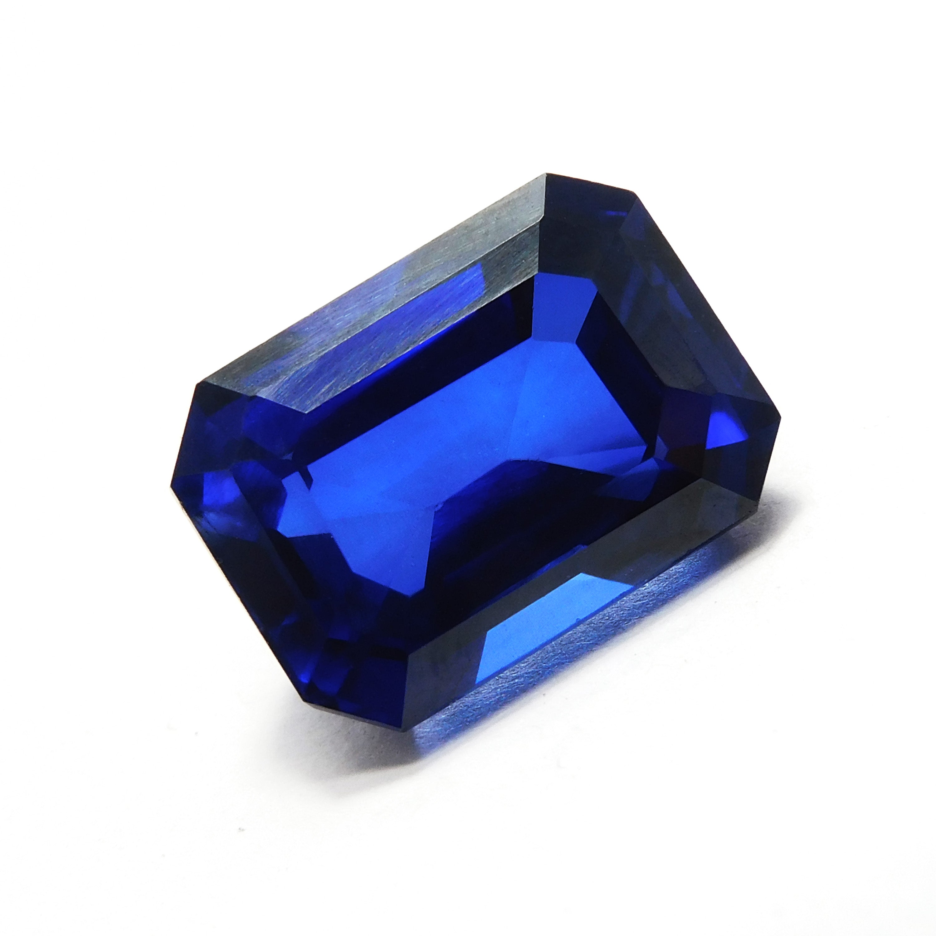 Amazing Offer !!! 7.95 Carat Emerald Cut Natural Blue Color Tanzanite Certified Loose Gemstone | Bumper Offer