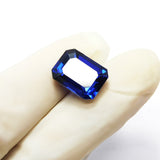 Natural Certified 9.25 Ct Tanzanite Blue Color Emerald Cut Loose Gemstone | Jewelry Making | Emerald Shape Gemstone