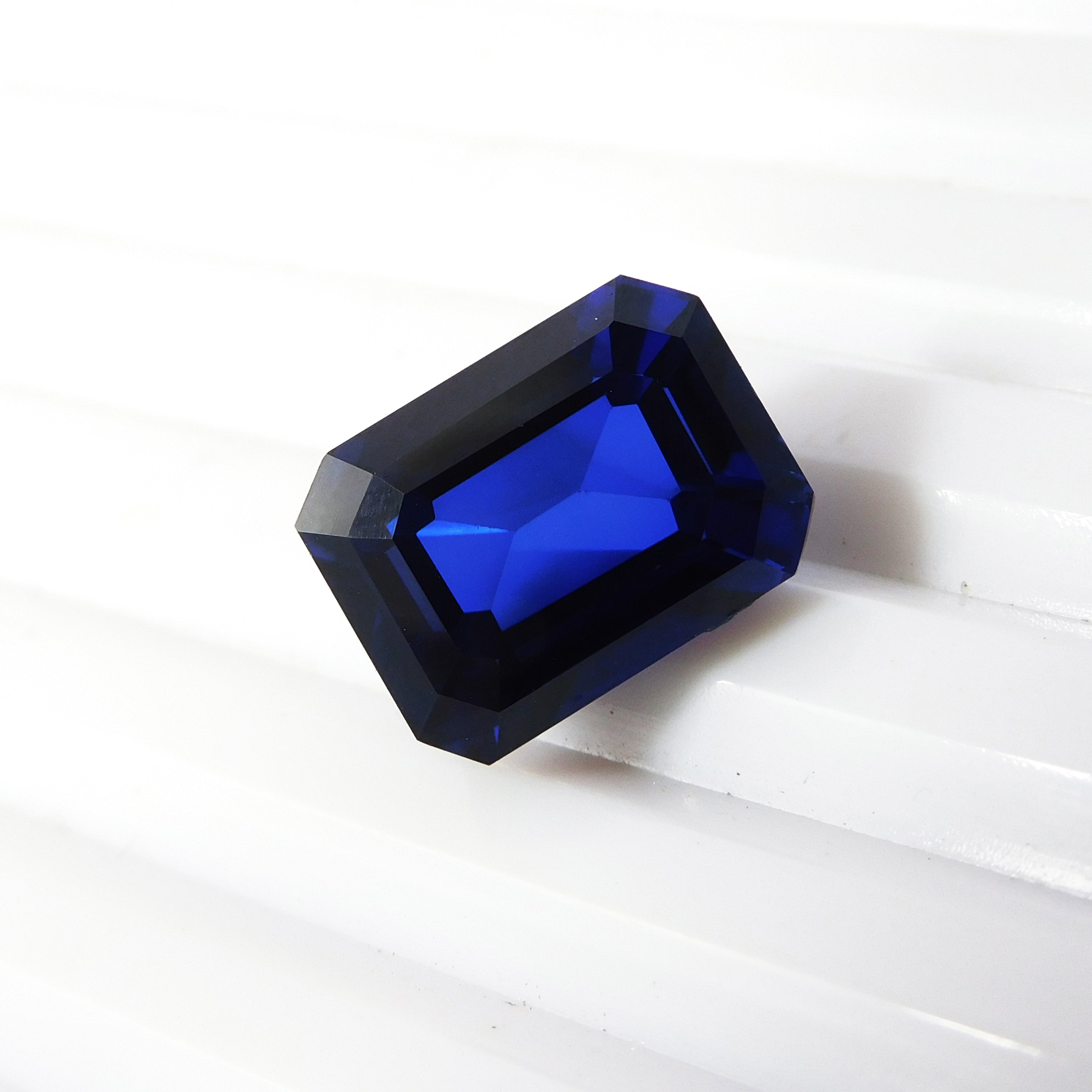 Natural Certified 9.25 Carat Tanzanite Blue Color Emerald Cut Loose Gemstone | Jwelery Making | Emerald Shape Gemstone