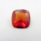 Square cushion sapphire for timeless beauty.
