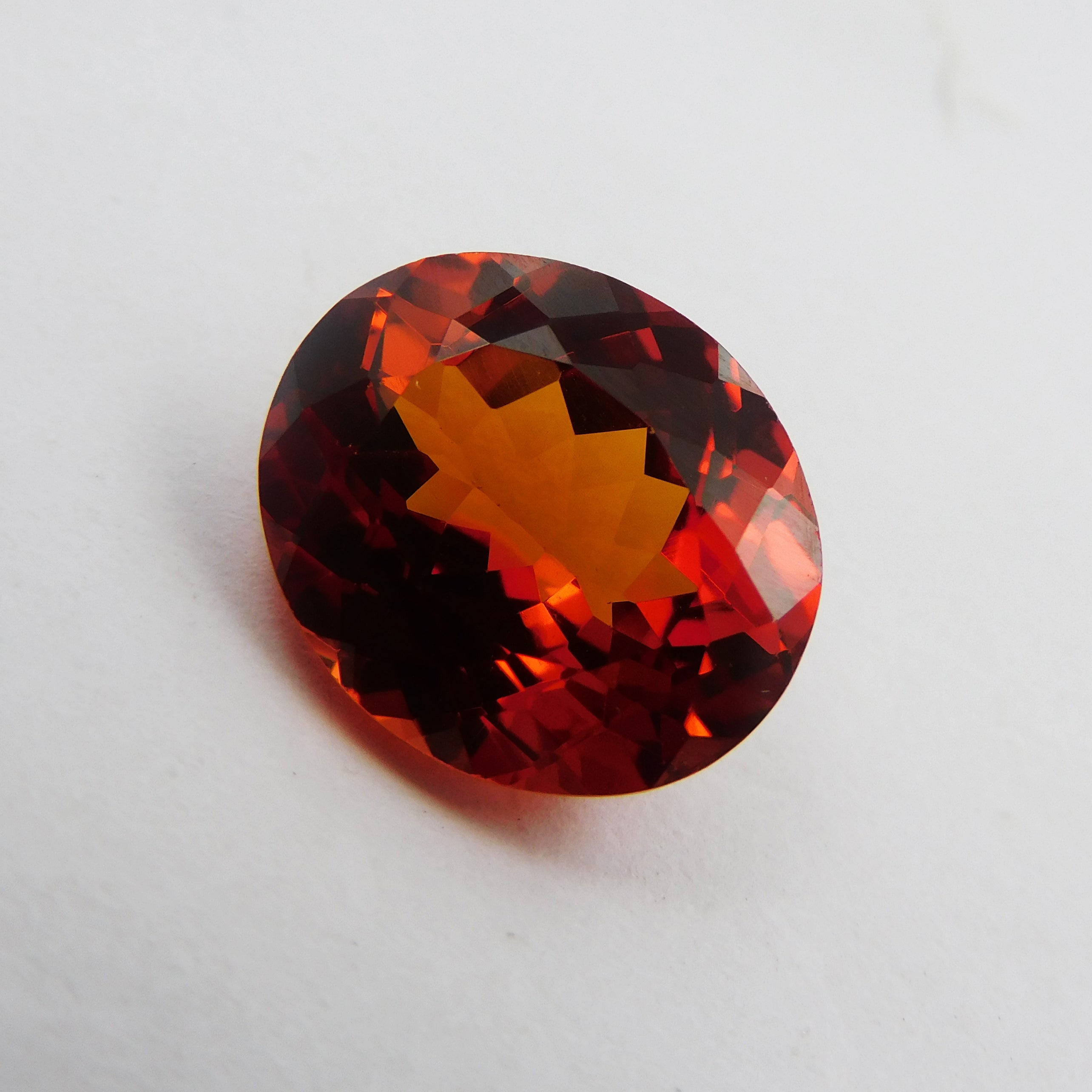 " ON SALE " 7.35 Carat Orange Sapphire Oval Shape Natural Certified Loose Gemstone | Free Shipping Free Gift | Best Offer