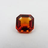 6.35ct certified loose orange sapphire.
